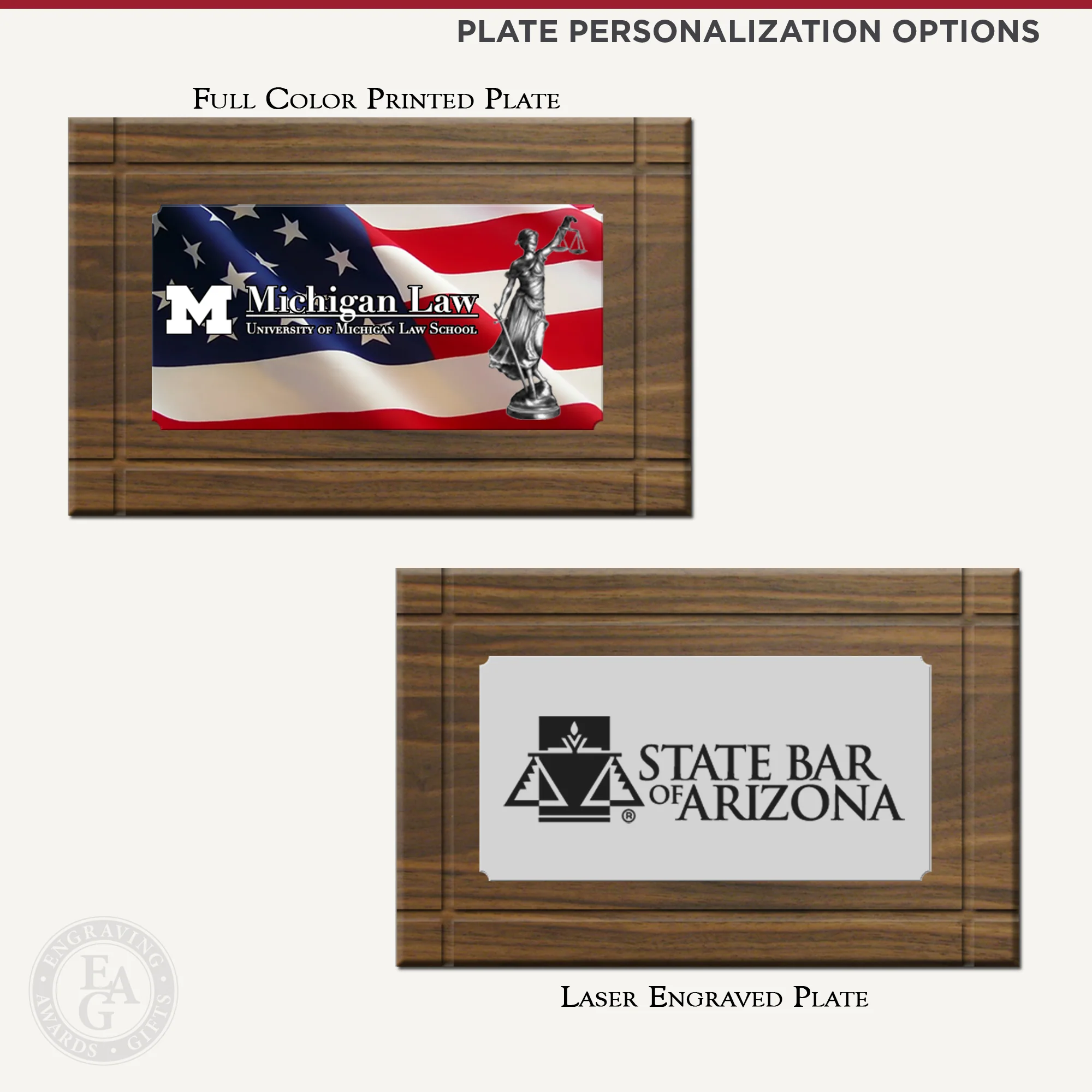 10-1/2" American Walnut Gavel, Sound Block & Case Presentation Set - Image 3
