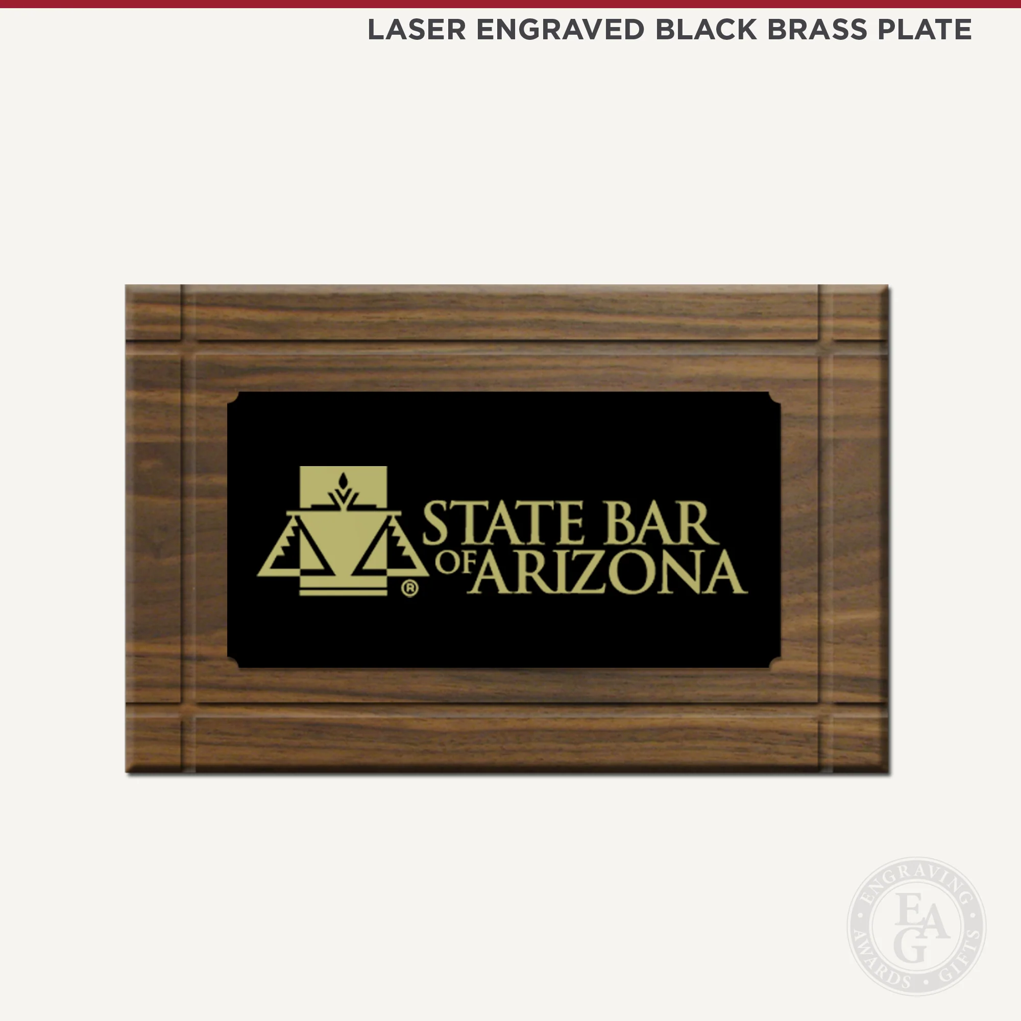 10-1/2" American Walnut Gavel, Sound Block & Case Presentation Set - Image 9