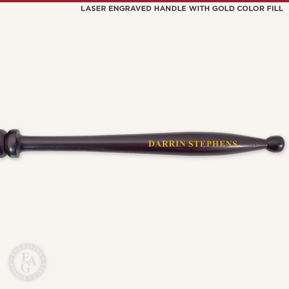 11" Deep Plum Gavel with Gift Box - Image 3