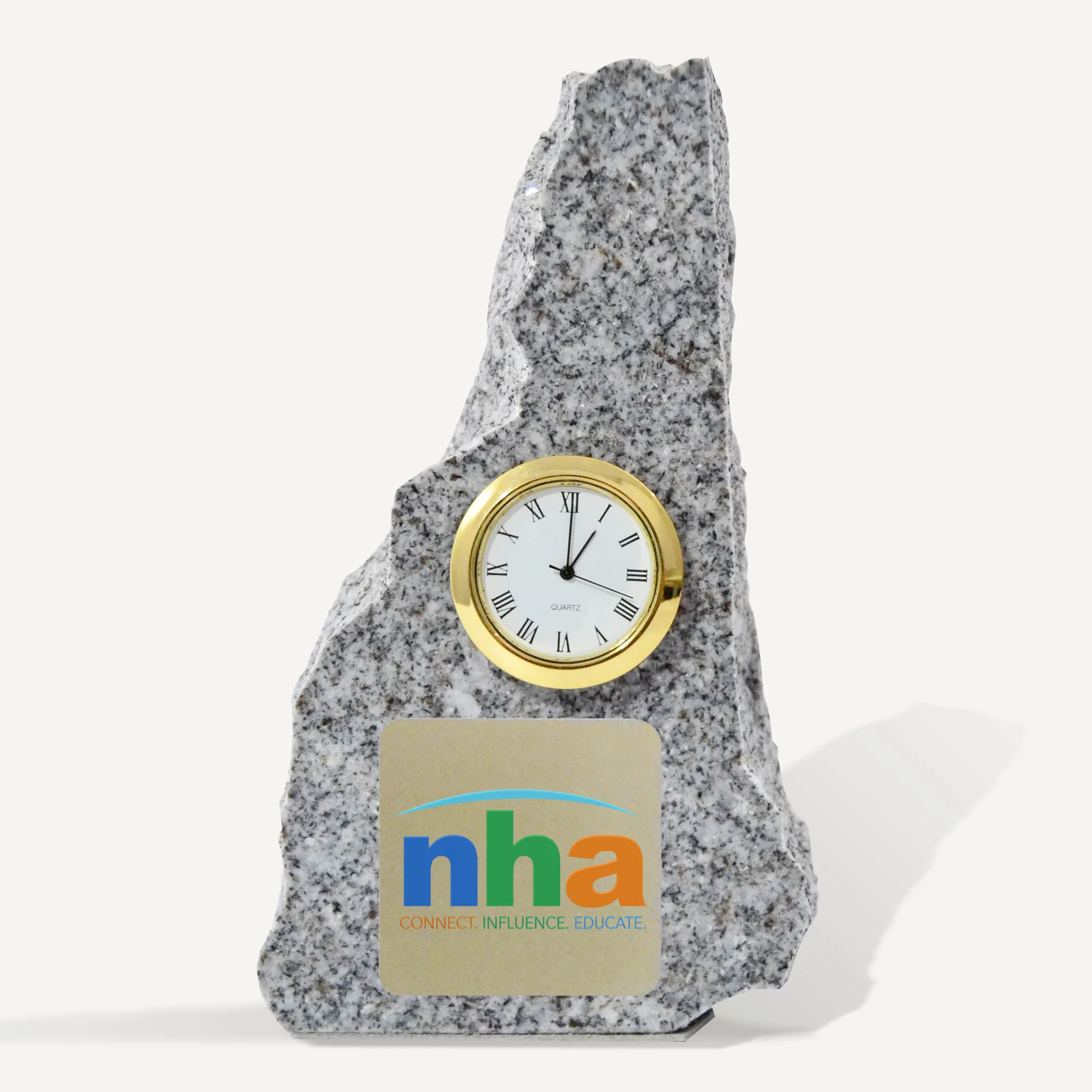 6" New Hampshire Granite Clock Award - Image 4